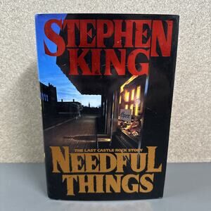 Needful Things - 1991 Stephen King 1st Edition 1st Printing Viking Press Horror